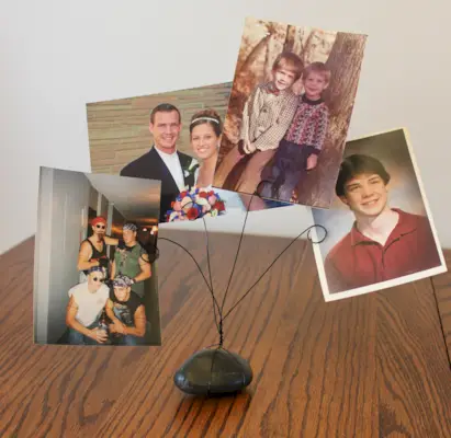 rock photo holder 4 photos