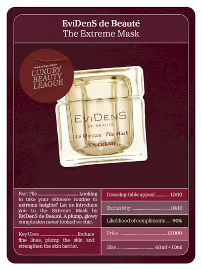 EviDenS de Beauté The Extreme Mask