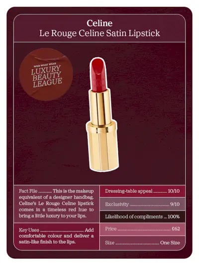 Celine Le Rouge Celine Satin Lipstick