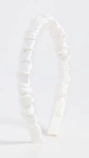 Jennifer Behr Rory Headband in Silk Satin