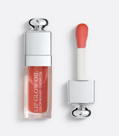 Dior + Lip Glow Oil in Rosewood 012