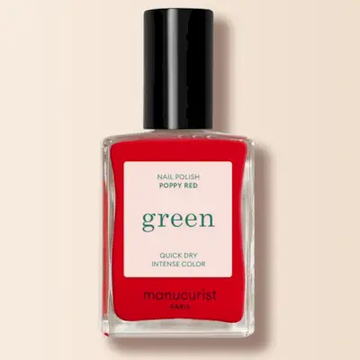 Manicurist Green Nail Polish in Poppy Red