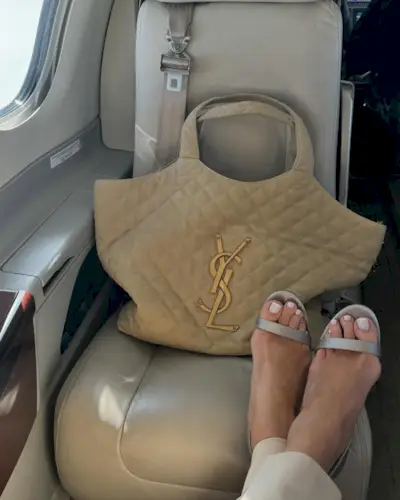 @rosiehw wearing heels with a milky white French tip pedicure