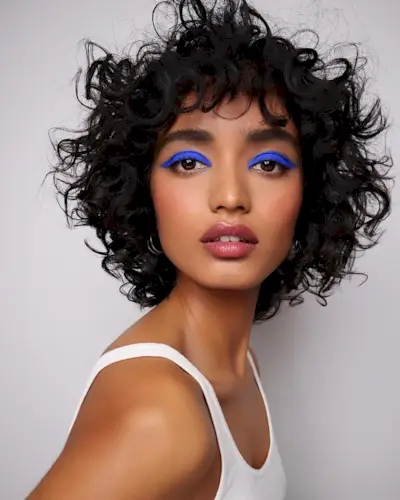 Textured bob haircut