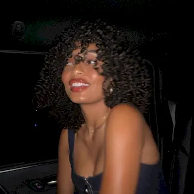 Yara Shihadi with collarbone length bob haircut