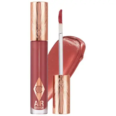 Charlotte Tilbury + Airbrush Flawless Matte Lip Blur Liquid Lipstick in Medium Blur
