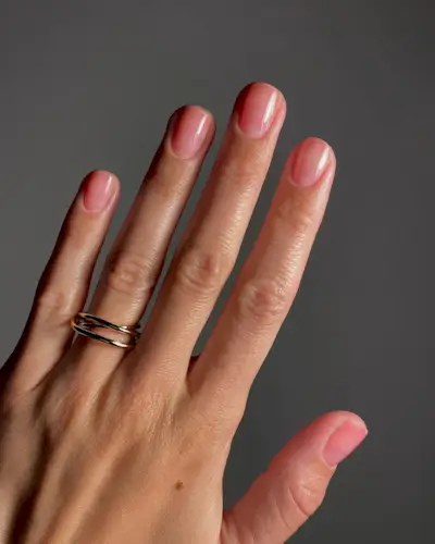 Cranberry fruit water nails