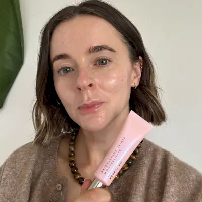 Grace wearing the Beauty Pie Wonderfilter Brightening Primer