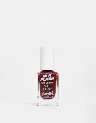 Barry M in a Flash Quick Dry Nail Paint - Maroon Motion