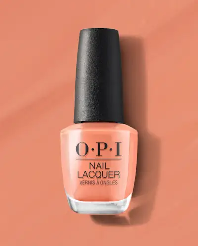 OPI + Nail Lacquer in Freedom of Peach