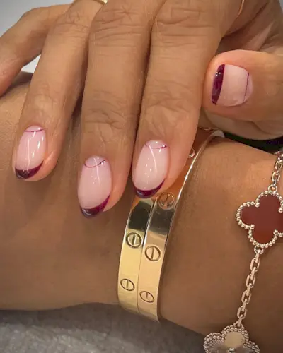 Negative space nails