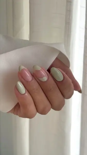 Negative space nails