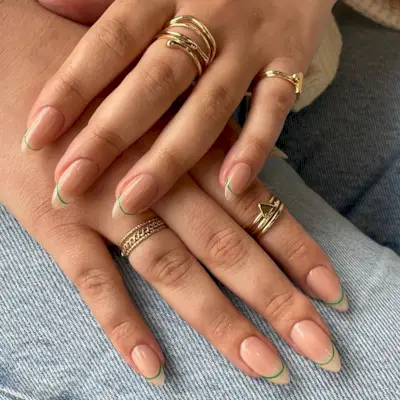 Negative space nails