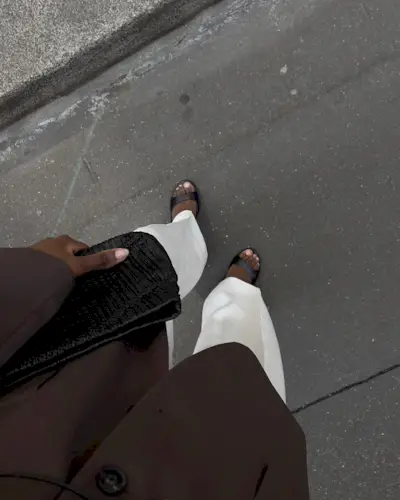 Photo of a White Pedicure