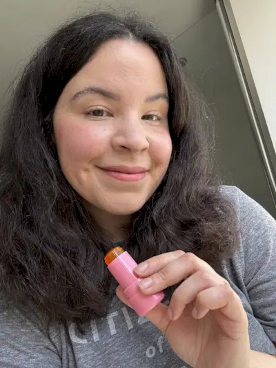 Mica Ricketts wearing Milk Makeup Cooling Water Jelly Tint