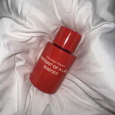 Portrait of a Lady red lacquer bottle