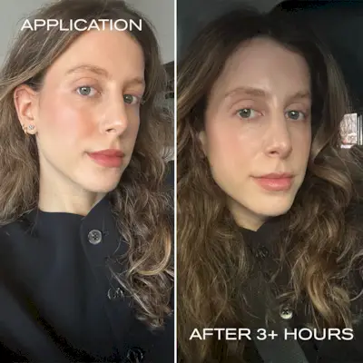 Jamie Schneider testing long-lasting lip liners