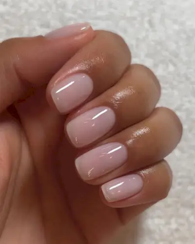 @raelondonnails strawberry milk nails