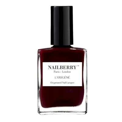 Nailberry L'Oxygene Nail Lacquer in Noirberry