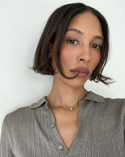 Woman with a classic bob.