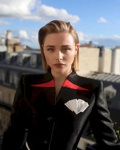 Chloë Grace Moretz wearing the slicked bob, a key bob hair trend 2025