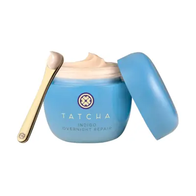 Tatcha + Indigo Overnight Repair Serum in Cream Treatment