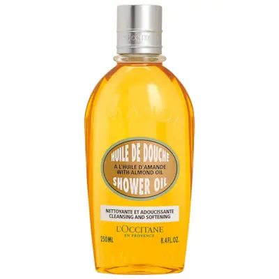 Cleansing and Softening Refillable Shower Oil With Almond Oil