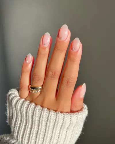 Diamond accent nails