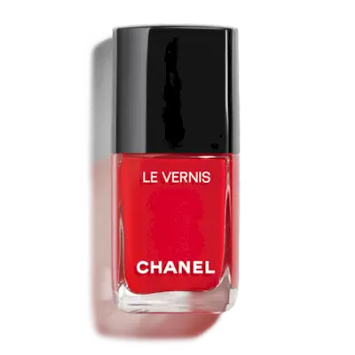 Cobalt blue nail polish in sunlight