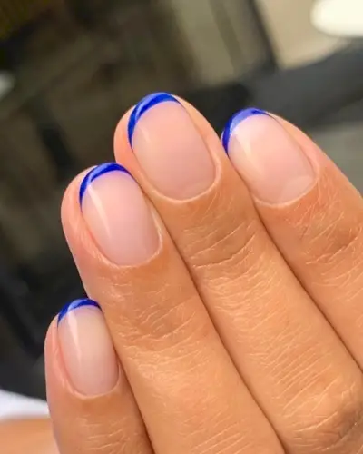 colorful french tips ideas