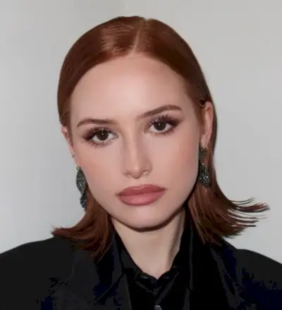 Madelaine Petsch wears a sleek, flipped bob.
