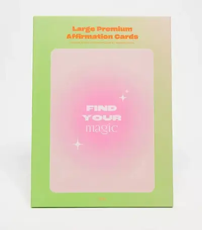 Typo + Affirmation Cards