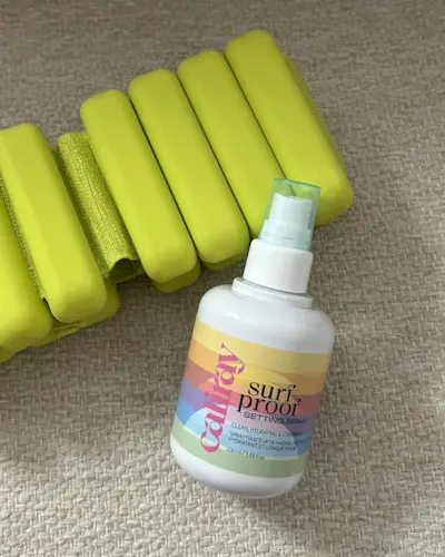 Photo of Caliray setting spray by Alyssa Brascia.