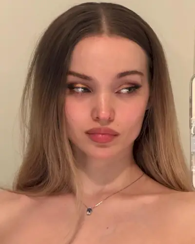 Dove Cameron with blonde ombre