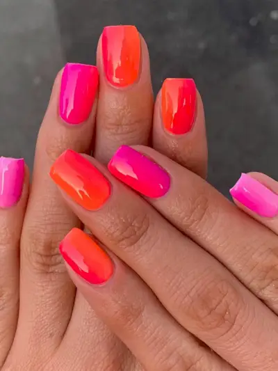 Neon Vacation Nail Polish Colors