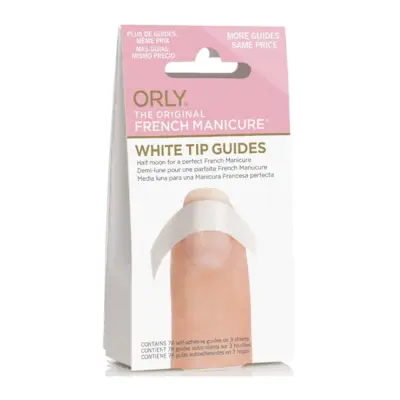 Orly + White Tip Guides