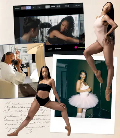 Kylie Jefferson dancing, behind the scenes of 'Tiny Pretty Things, and posing for a mirror selfie