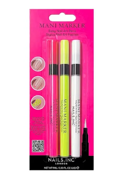 Neon Mani Marker Nail Art Pen Trio