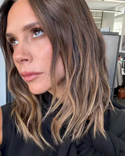 Victoria Beckham showcasing a chic bob for over 50s.