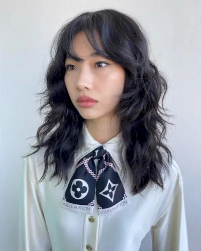 Hoyeon Jung with jellyfish haircut