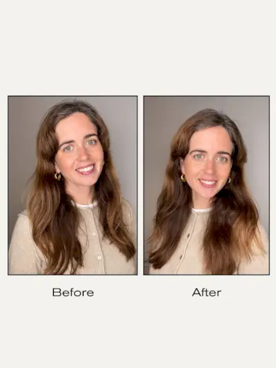 Emily testing Sam Mcknight volumising spray