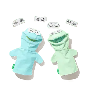 Storytelling Puppet Set With Changing Emotion Eyes from The Storyteller Play Kit