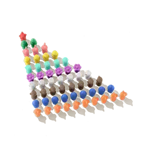 Number Sense Nature Counters from The Problem Solver Play Kit