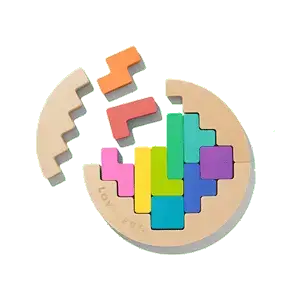 Wooden Wobble Puzzle from The Problem Solver Play Kit