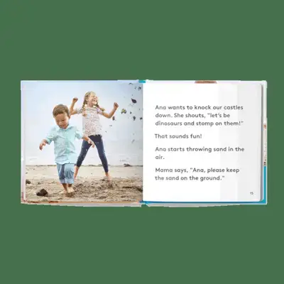 ‘A Day at the Beach’ Hardcover Book