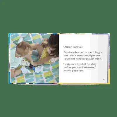 ‘Alora Makes a New Friend’ Hardcover Book