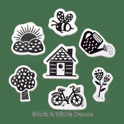 Wall Decals (Set Of 7)