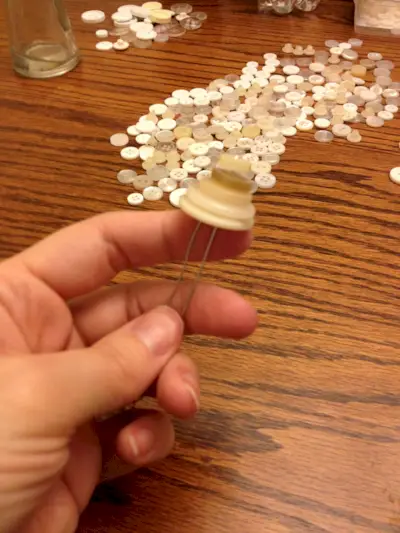 Button Flowers Tutorial