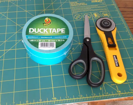 duct tape flower ring