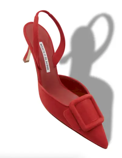 Miu Miu shoes on the runway.